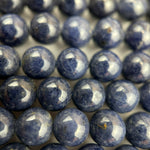 Blue Sapphire AAA Polished Round Beads  (7mm) image 1
