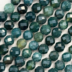 Bloodstone Faceted Round Beads image 6