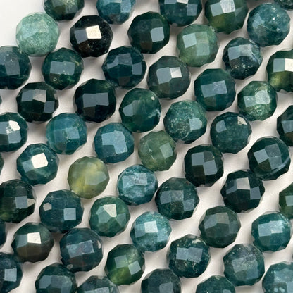 Bloodstone Faceted Round Beads image 6