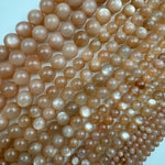 Sunstone & Moonstone Polished  Round Beads image 7