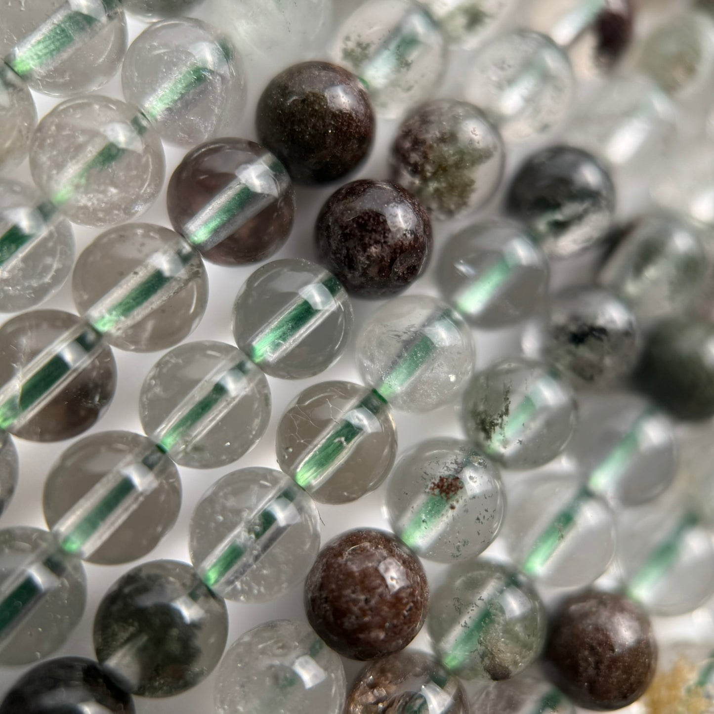 Lodalite (Chlorite) Polished Round Beads image 1