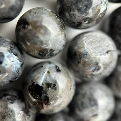 Larvikite Polished  Round Beads image 3