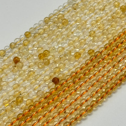 Citrine Polished Round Beads image 4