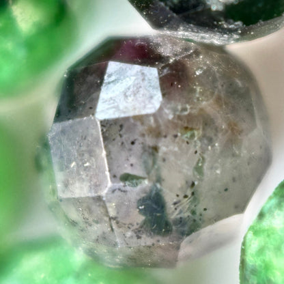 Ruby Zoisite Faceted Round Beads image 4