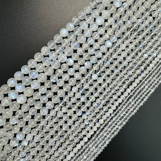 Moonstone AAAA Polished Round Beads image 0