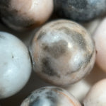 Pink Zebra Jasper Polished  Round Beads image 1