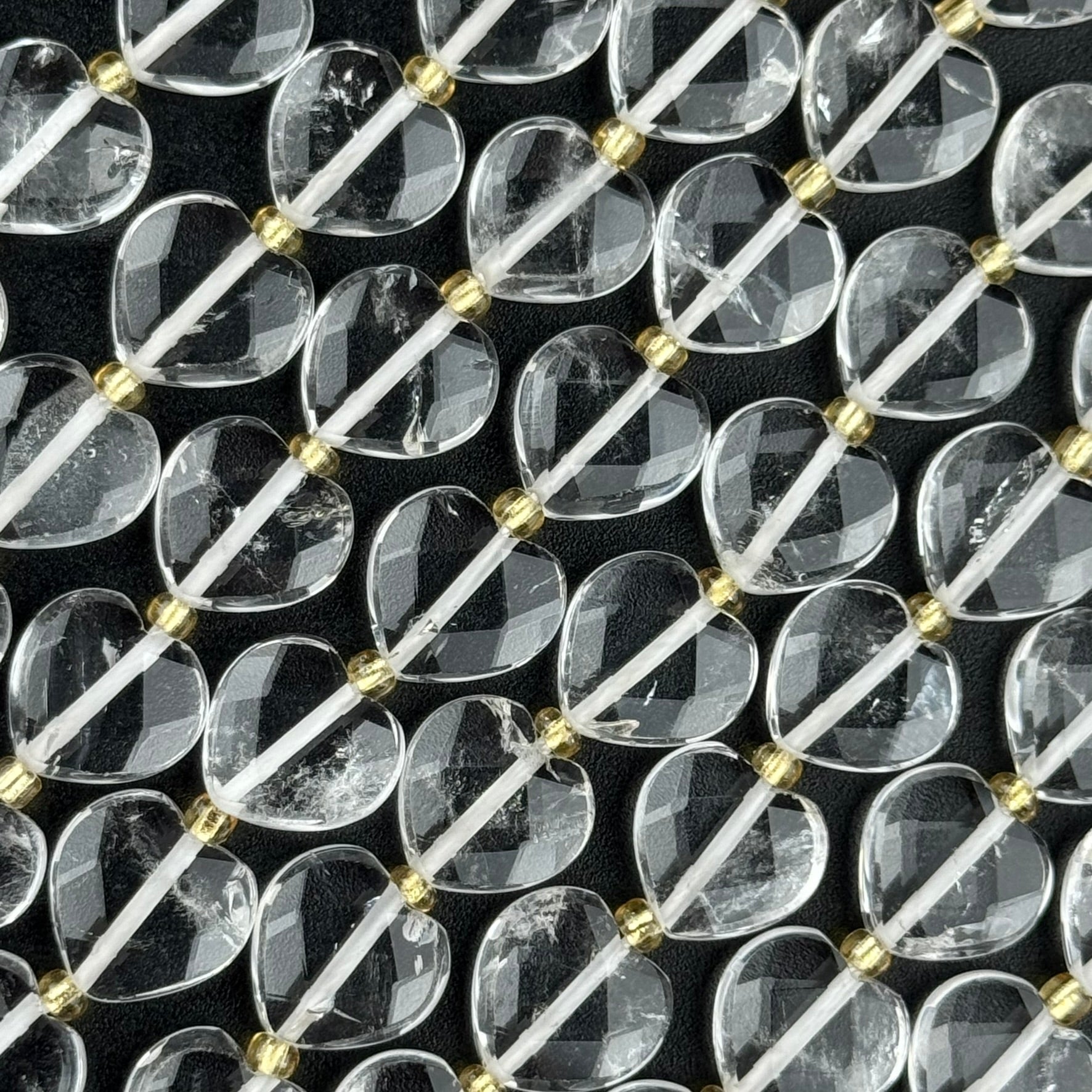 Clear Quartz Faceted Heart 12ÃƒÆ’Ã†â€™Ãƒâ€ Ã¢â‚¬â„¢ÃƒÆ’Ã‚Â¢ÃƒÂ¢Ã¢â‚¬Å¡Ã‚Â¬ÃƒÂ¢Ã¢â€šÂ¬Ã‚Â12 mm Beads image 4