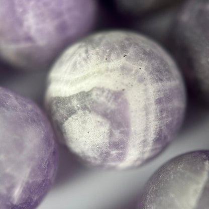 Amethyst Frosted Round Beads image 4