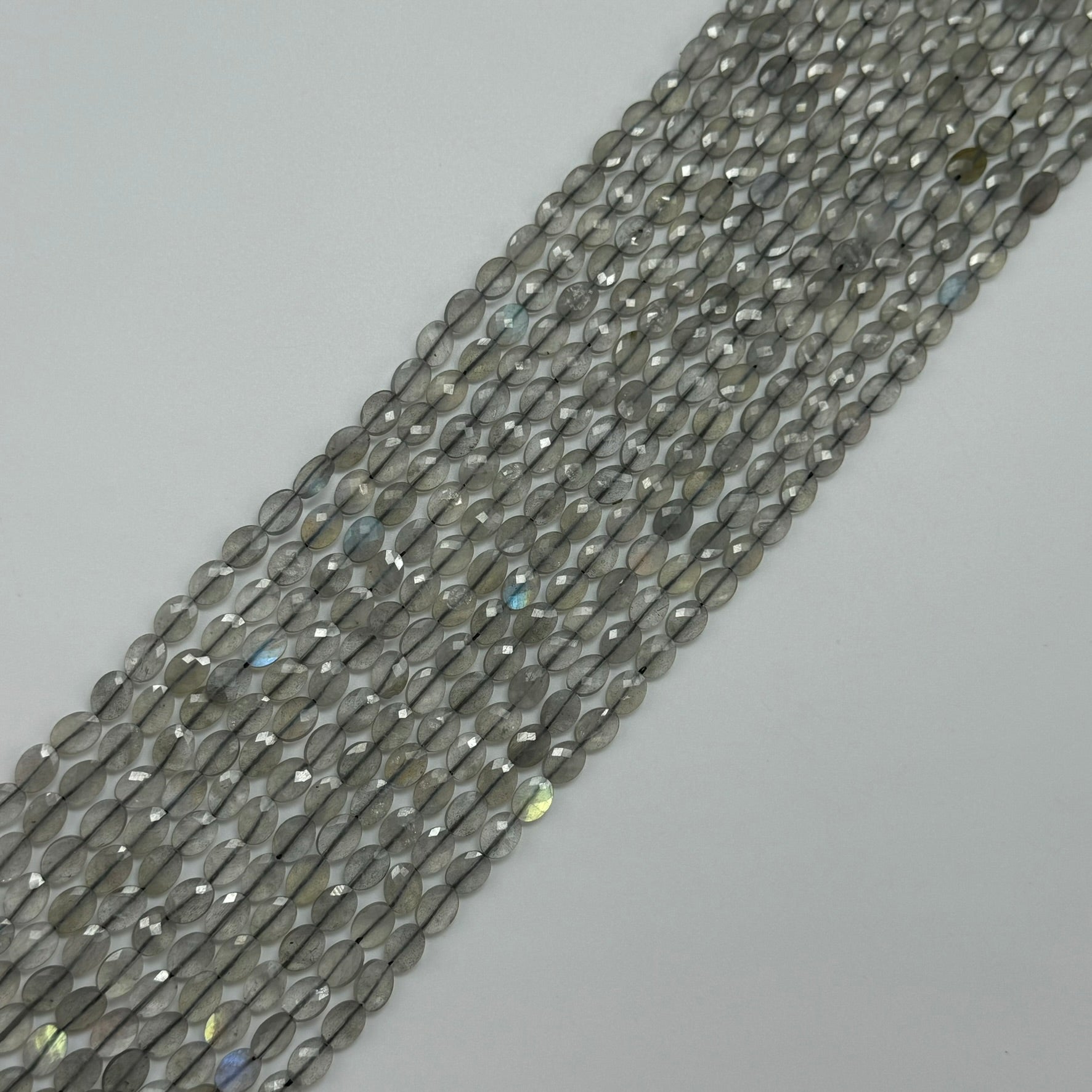 Labradorite Faceted Oval Beads (AA) image 9