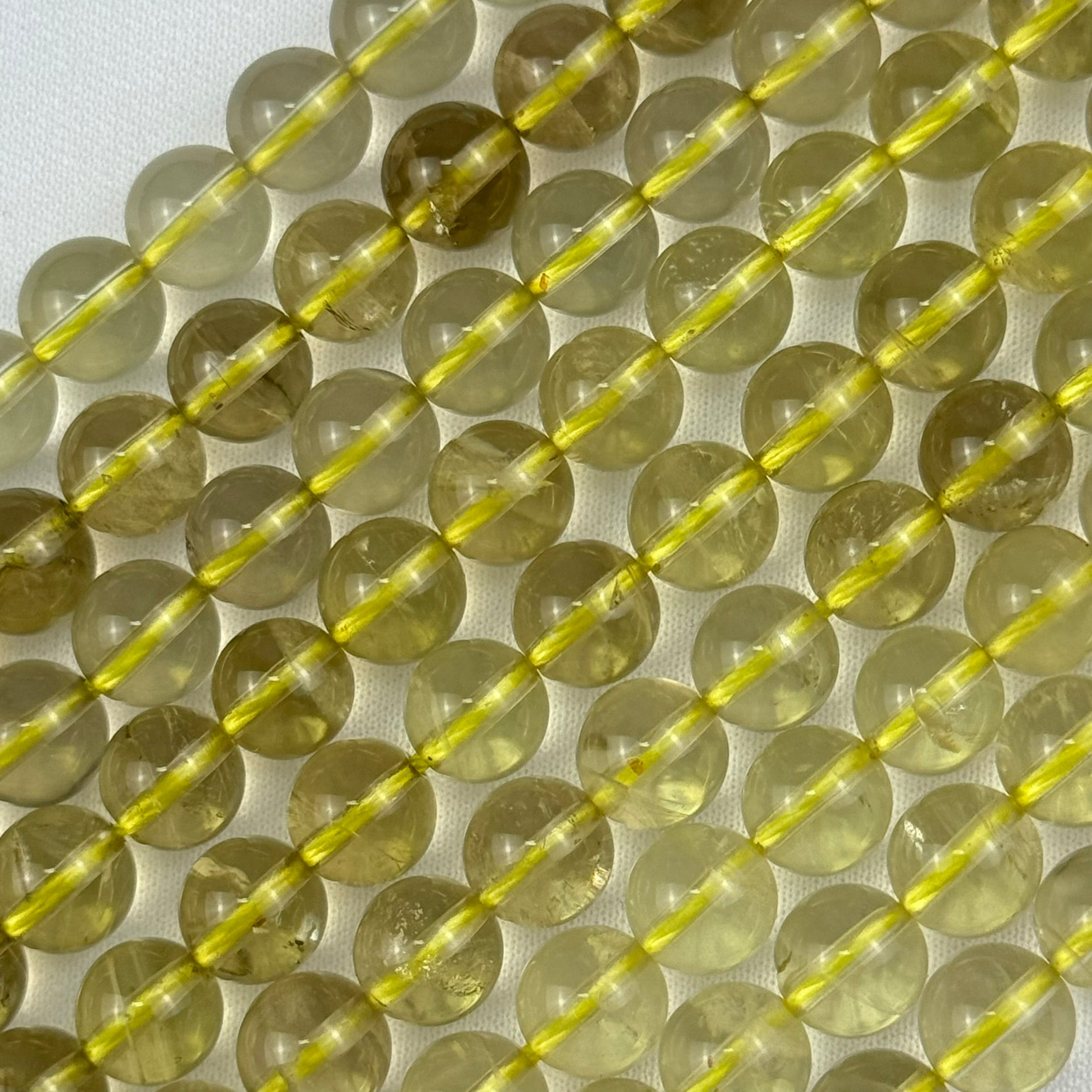 Lemon Quartz Polished Round Beads image 2