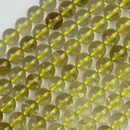 Lemon Quartz Polished Round Beads image 2