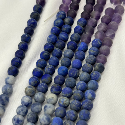 Chakra Frosted Round Beads image 7
