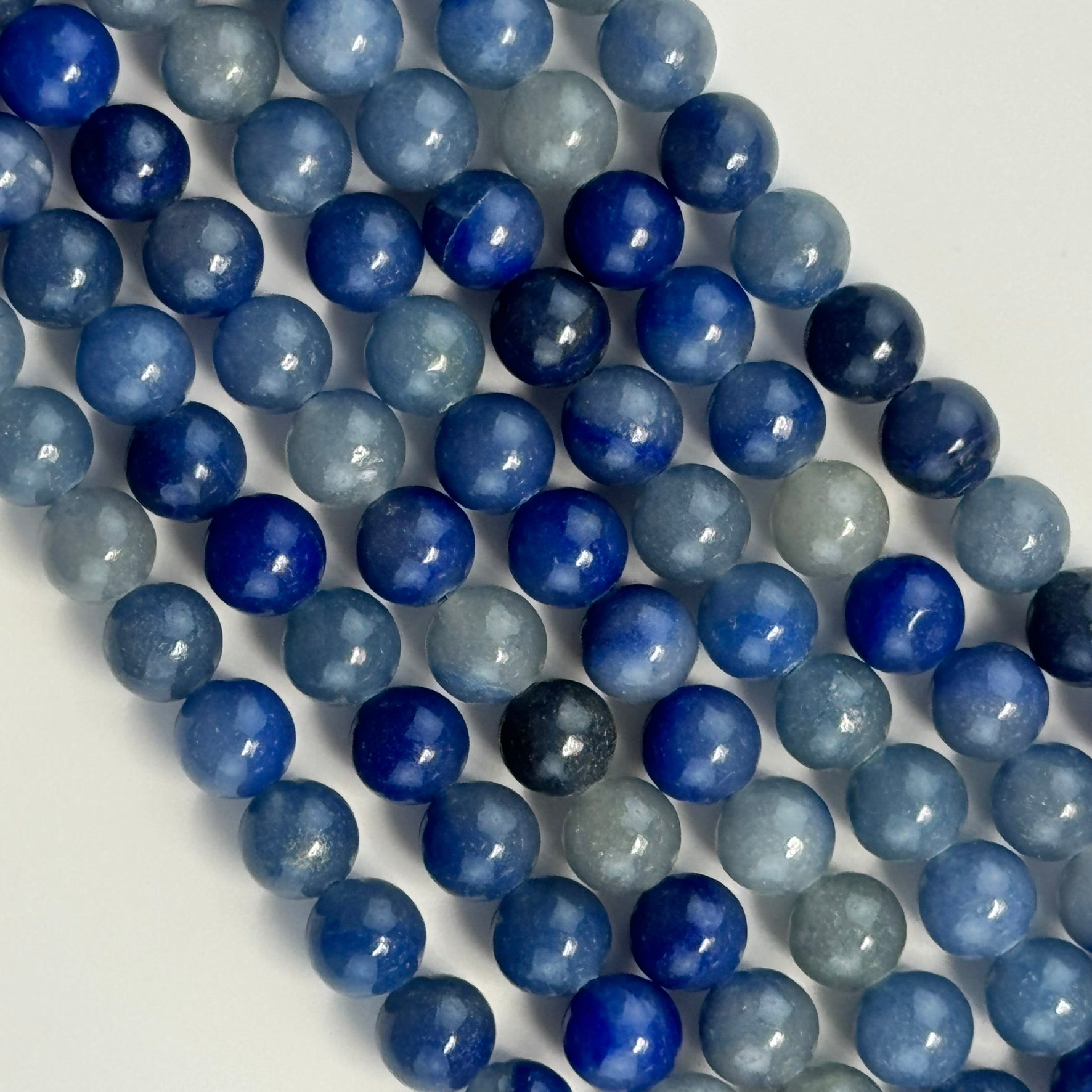 Blue Aventurine Polished Round Beads image 3
