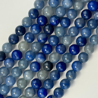Blue Aventurine Polished Round Beads image 3