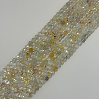 Topaz Faceted Round Beads image 0