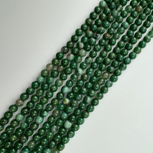 Fuchsite Beads - Polished Round