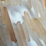 Singing Crystal Quartz Blade Polished Beads image 4