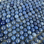 Dumortierite AA Polished Round Beads image 1