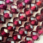 Rhodolite Garnet Faceted Rondelle Beads image 5