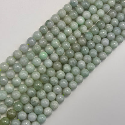 Burmese Green Jade AAA Polished Round Beads image 5