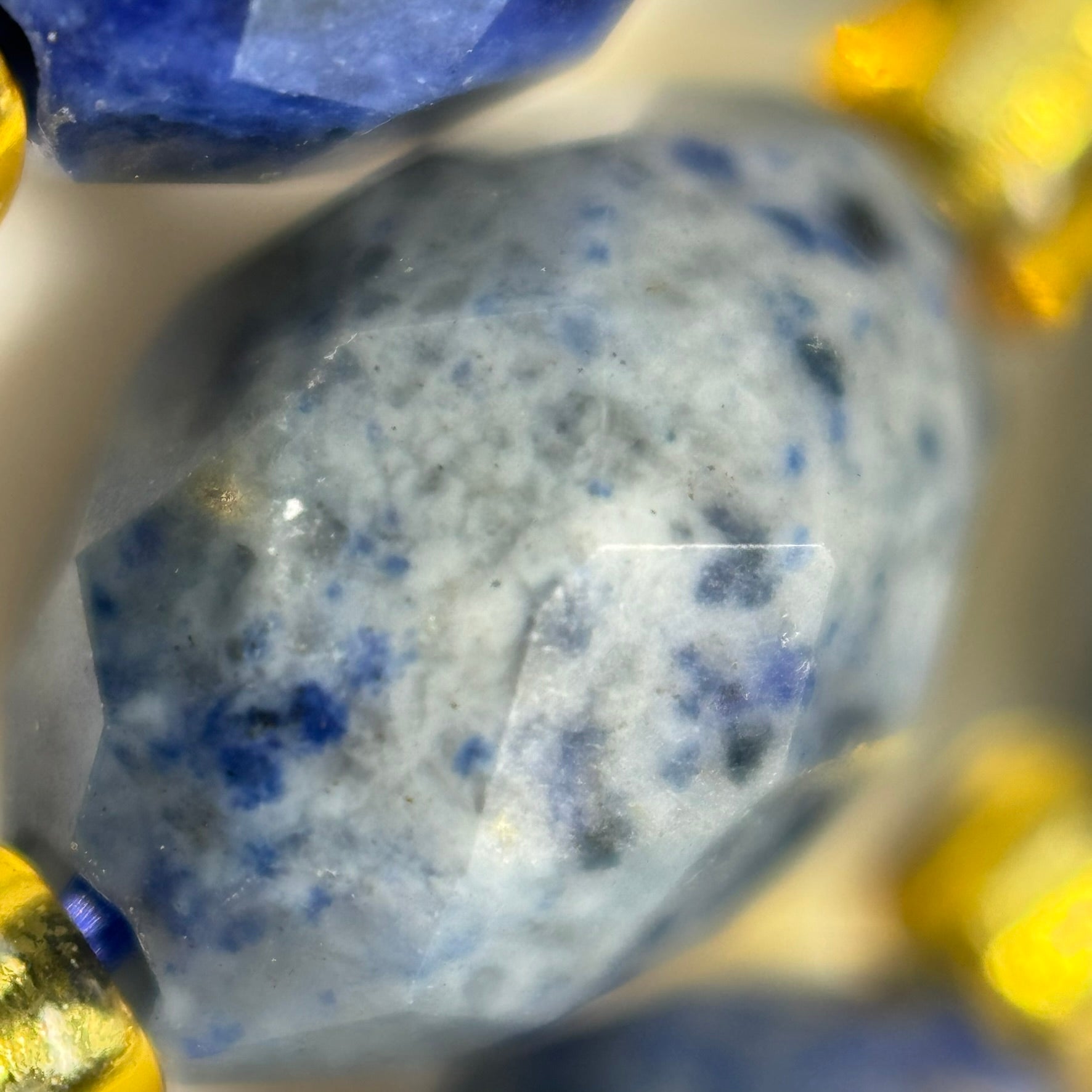 Dumortierite Faceted Barrel 8 Beads image 8