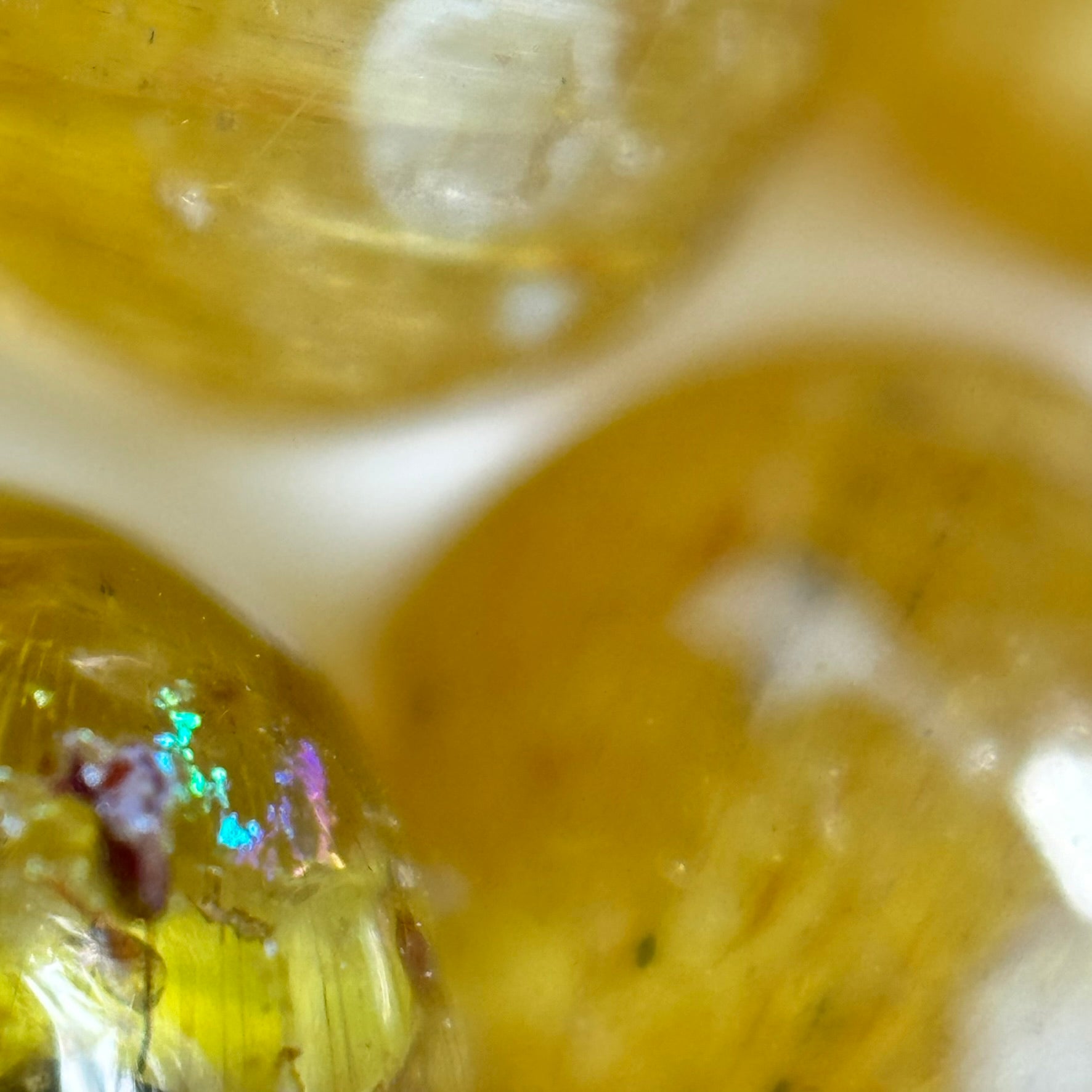 Golden Cat's Eye Apatite Polished Round Beads image 2