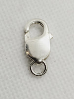Oblong Lobster Clasp | 925 Sterling Silver (2 sizes) image 1