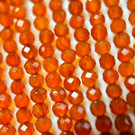 Carnelian Faceted Round Beads image 1