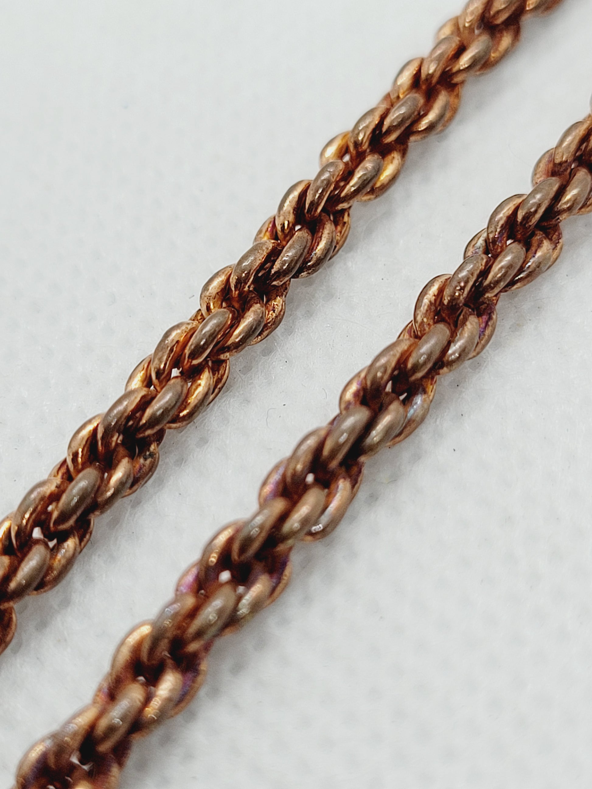 18" & 24" pure  Copper Rope Chain image 2