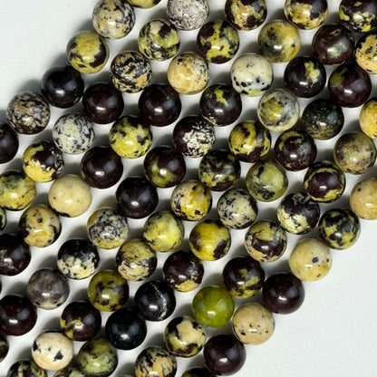 Purple Flower Jasper Polished Round Beads image 3