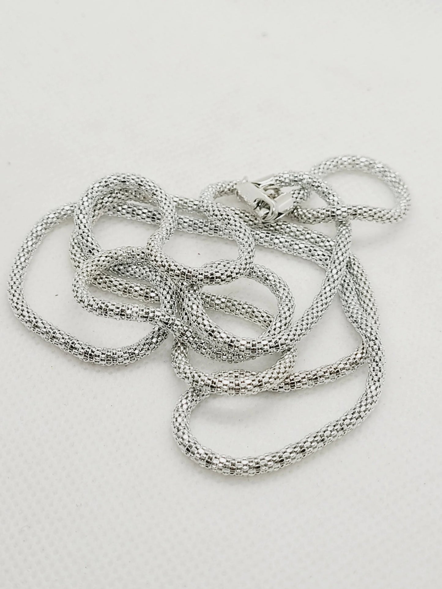 3mm Popcorn Chain | 925 Sterling Silver image 1