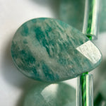 Brazilian Amazonite AAAA Faceted Pear Shape Gemstone Beads image 11