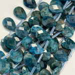 Apatite Faceted Pear Shape Beads image 3