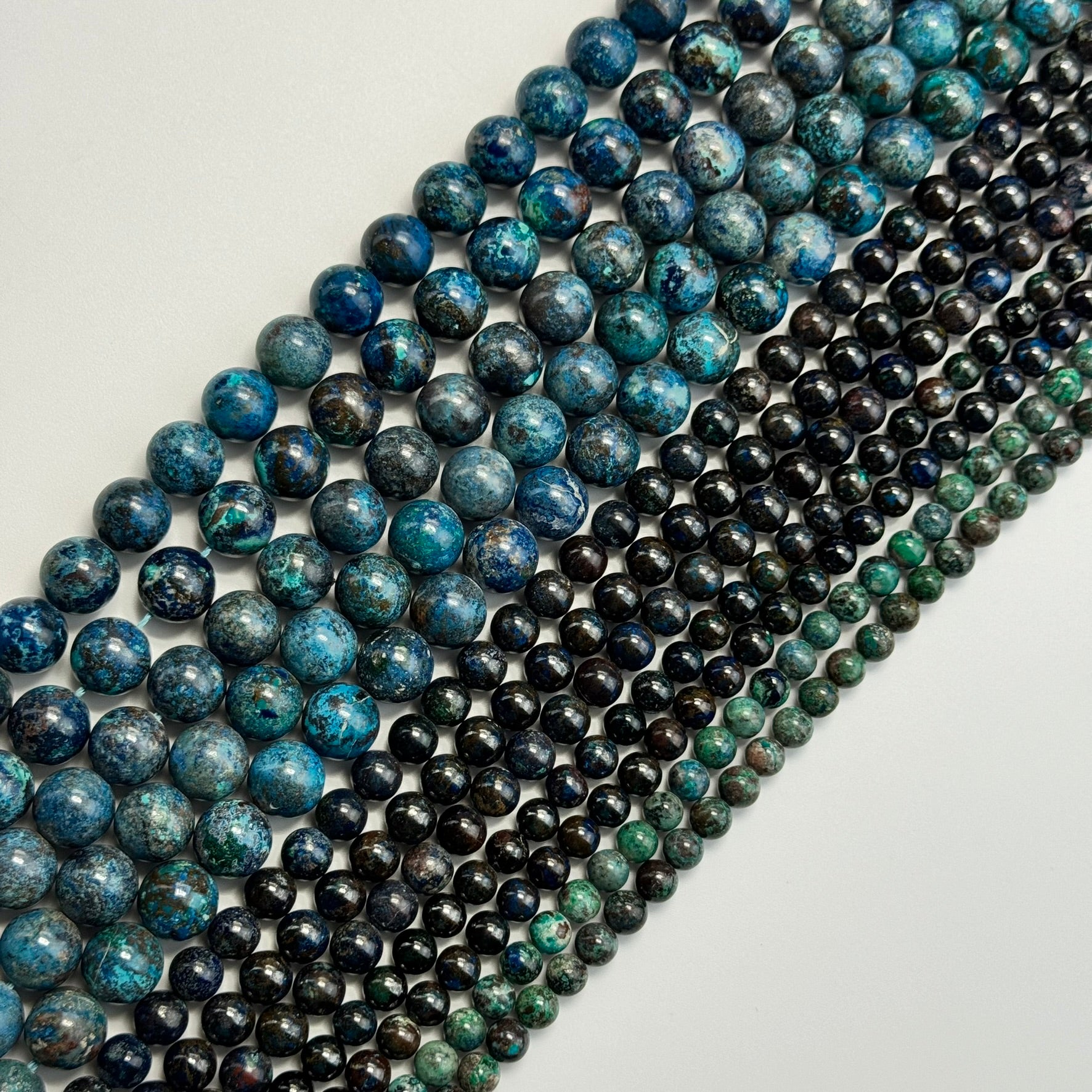 Shattuckite Polished Round Beads (Most Rare Gemstone) image 6
