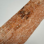 Sunstone Faceted Round Beads (Color A) image 5
