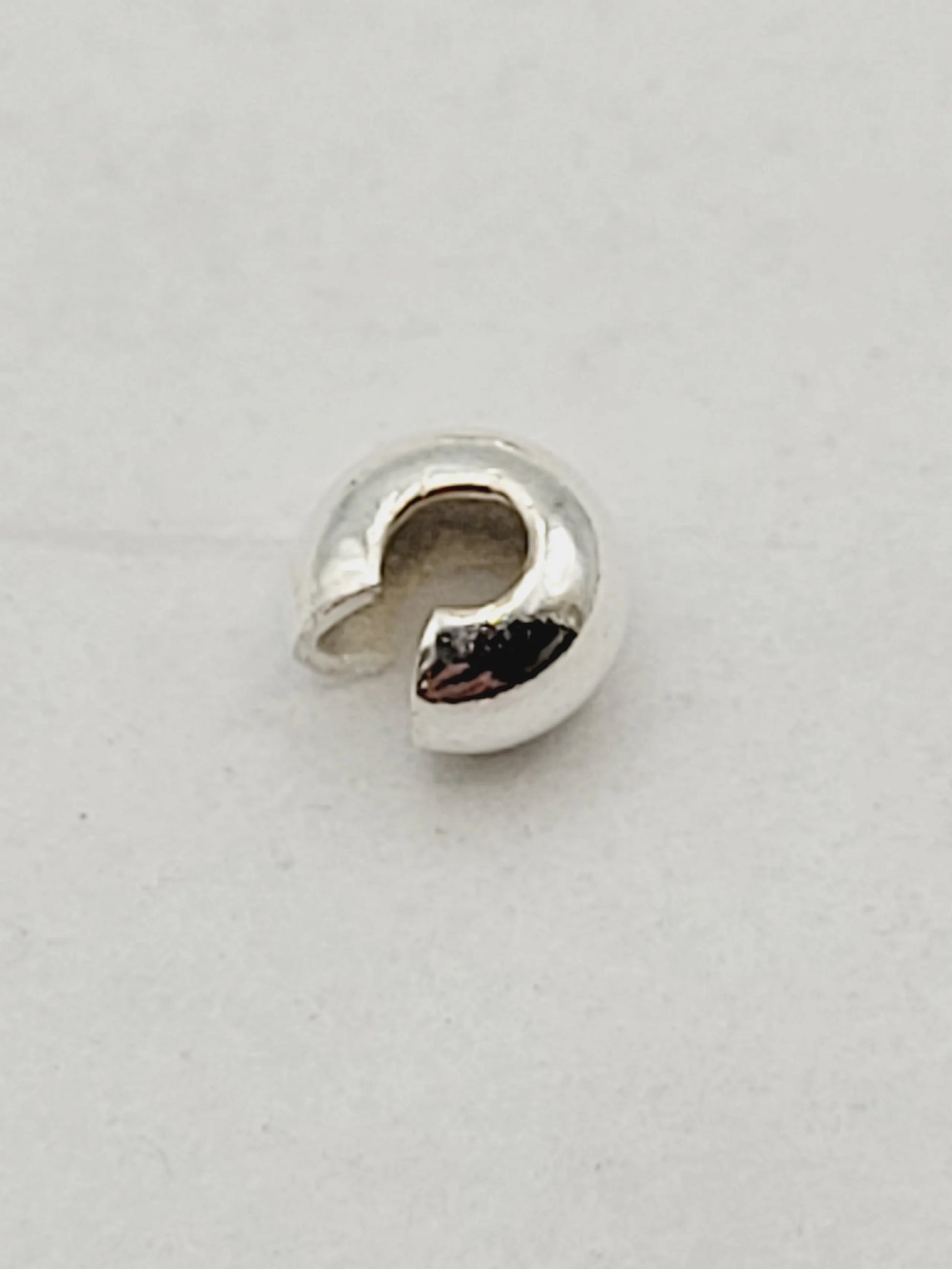 Crimp Covers | 925 Sterling Silver | Available in 3 colours image 4