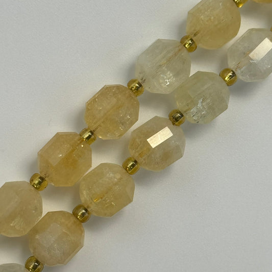 Citrine Dodecahedron Beads image 0
