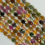 Tourmaline Faceted Oval Beads (AA Quality) image 2