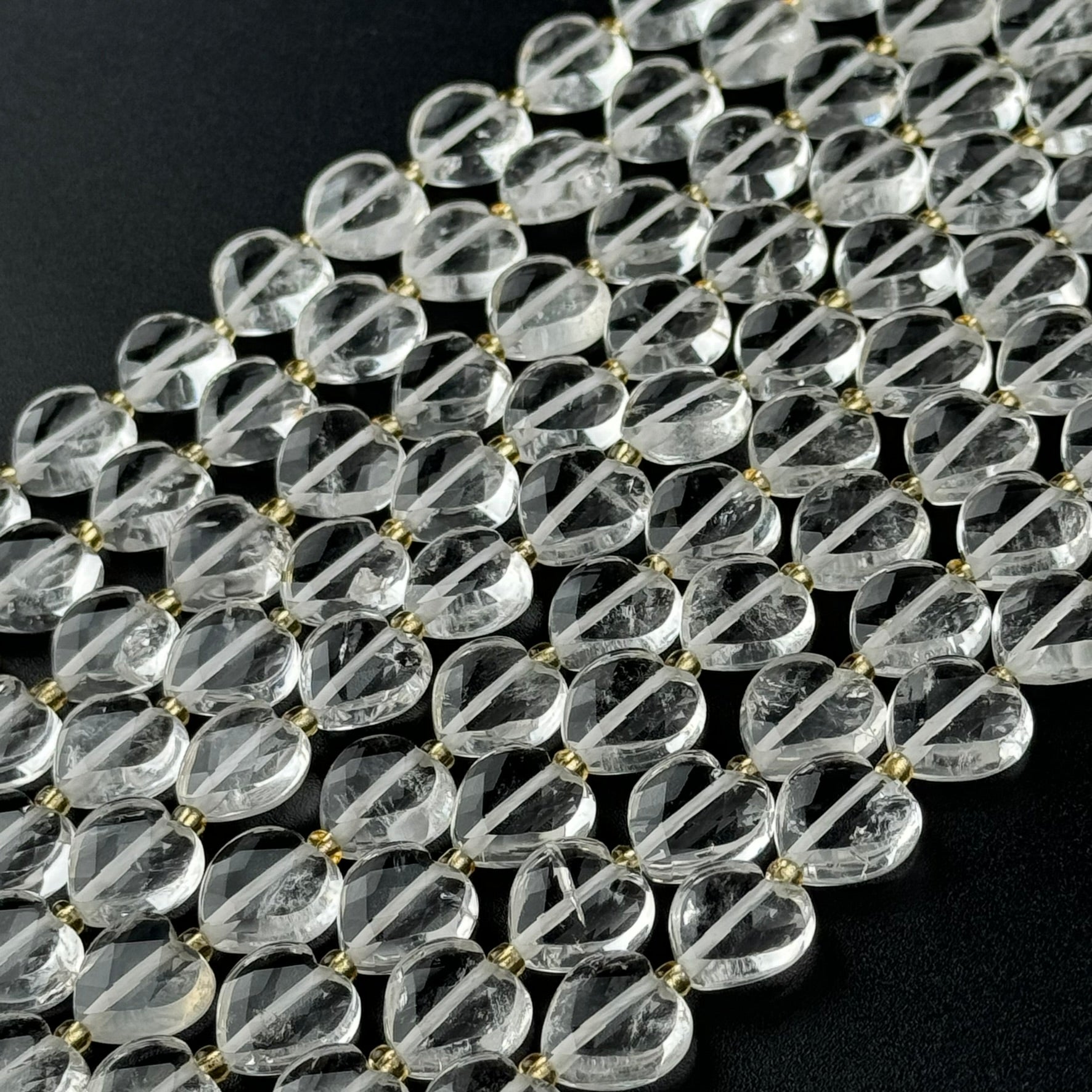 Clear Quartz Faceted Heart 12ÃƒÆ’Ã†â€™Ãƒâ€ Ã¢â‚¬â„¢ÃƒÆ’Ã‚Â¢ÃƒÂ¢Ã¢â‚¬Å¡Ã‚Â¬ÃƒÂ¢Ã¢â€šÂ¬Ã‚Â12 mm Beads image 5