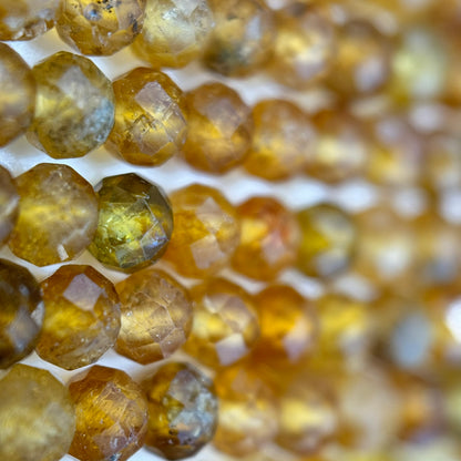 Faceted Tourmaline Rondelle Beads (4x3mm) image 3
