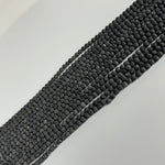 Black Lava Stones Unwaxed Round Beads image 6