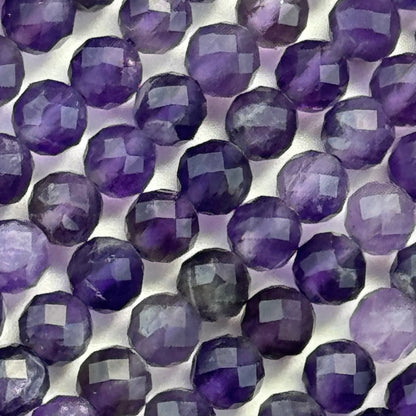 Amethyst Faceted Round Beads image 9