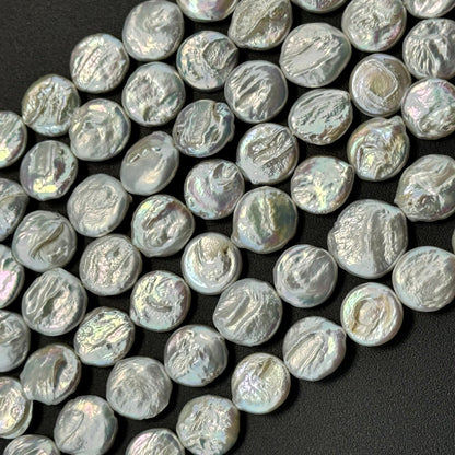 AAA White Coin Pearl  16.5x6mm image 4