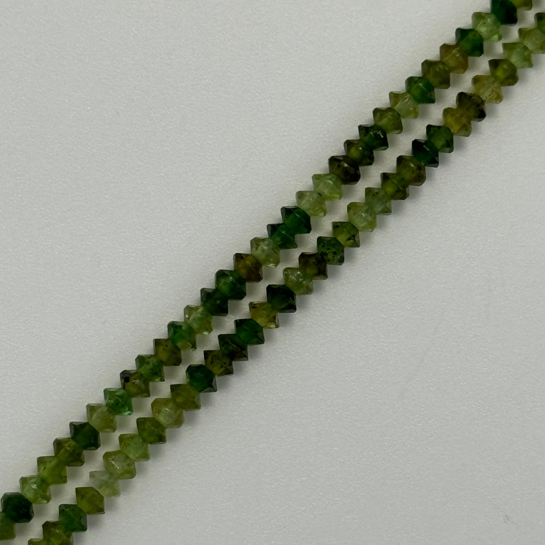Green Chrome Tourmaline Space Ship Beads image 4