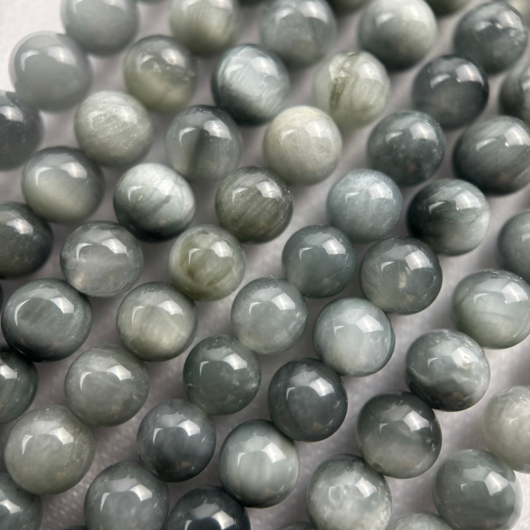 Hawk's Eye Polished  Round Beads image 3