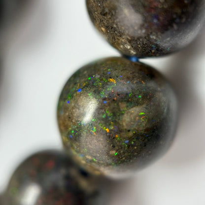 Black Opal Polished Round Beads image 6