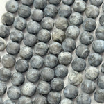 Larvikite Frosted Round Beads image 2