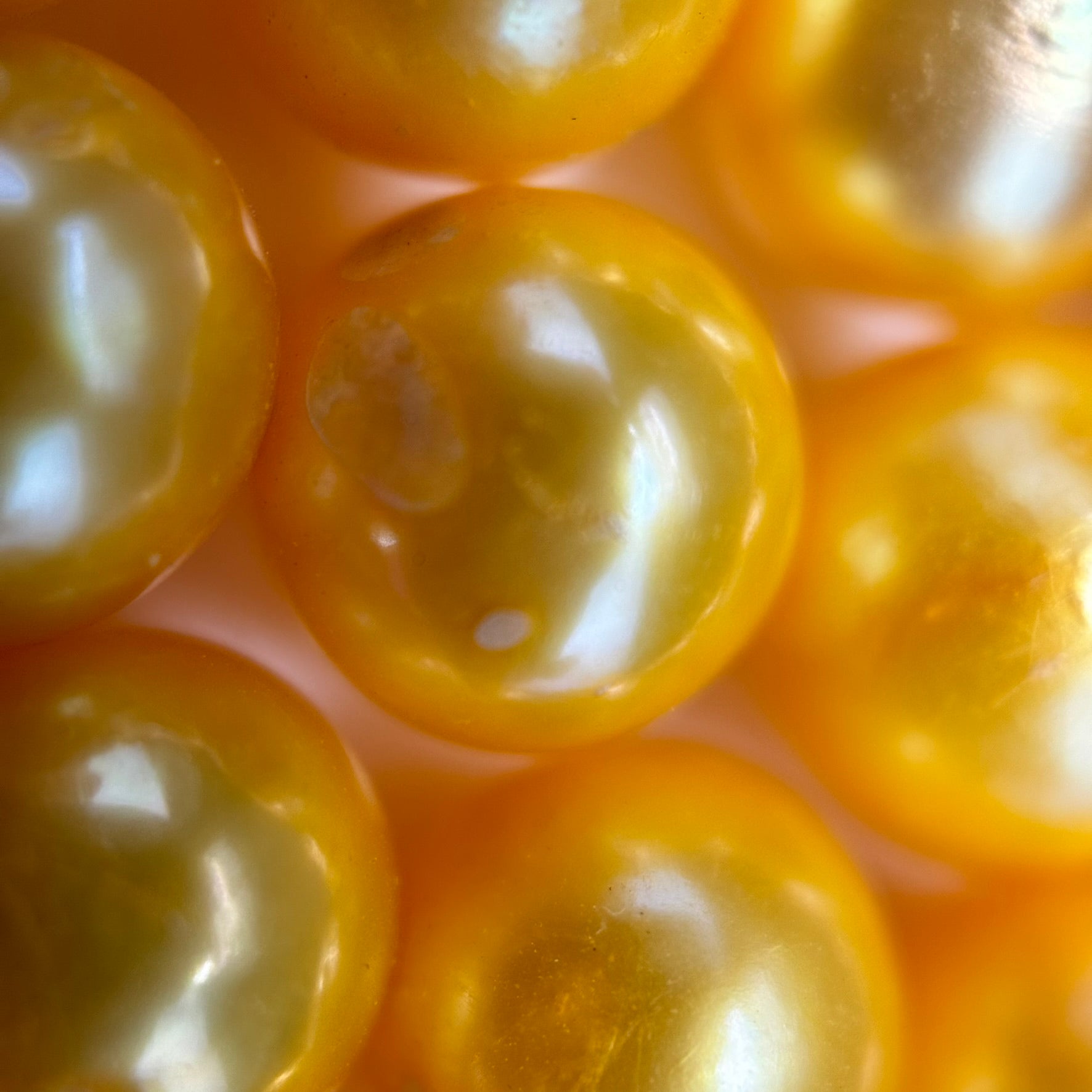 Dyed Yellow Pearl  7.5mm - High-Quality Jewellery Making Supplies image 4