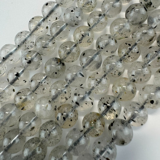Space Mica Quartz Polished  Round Beads image 0