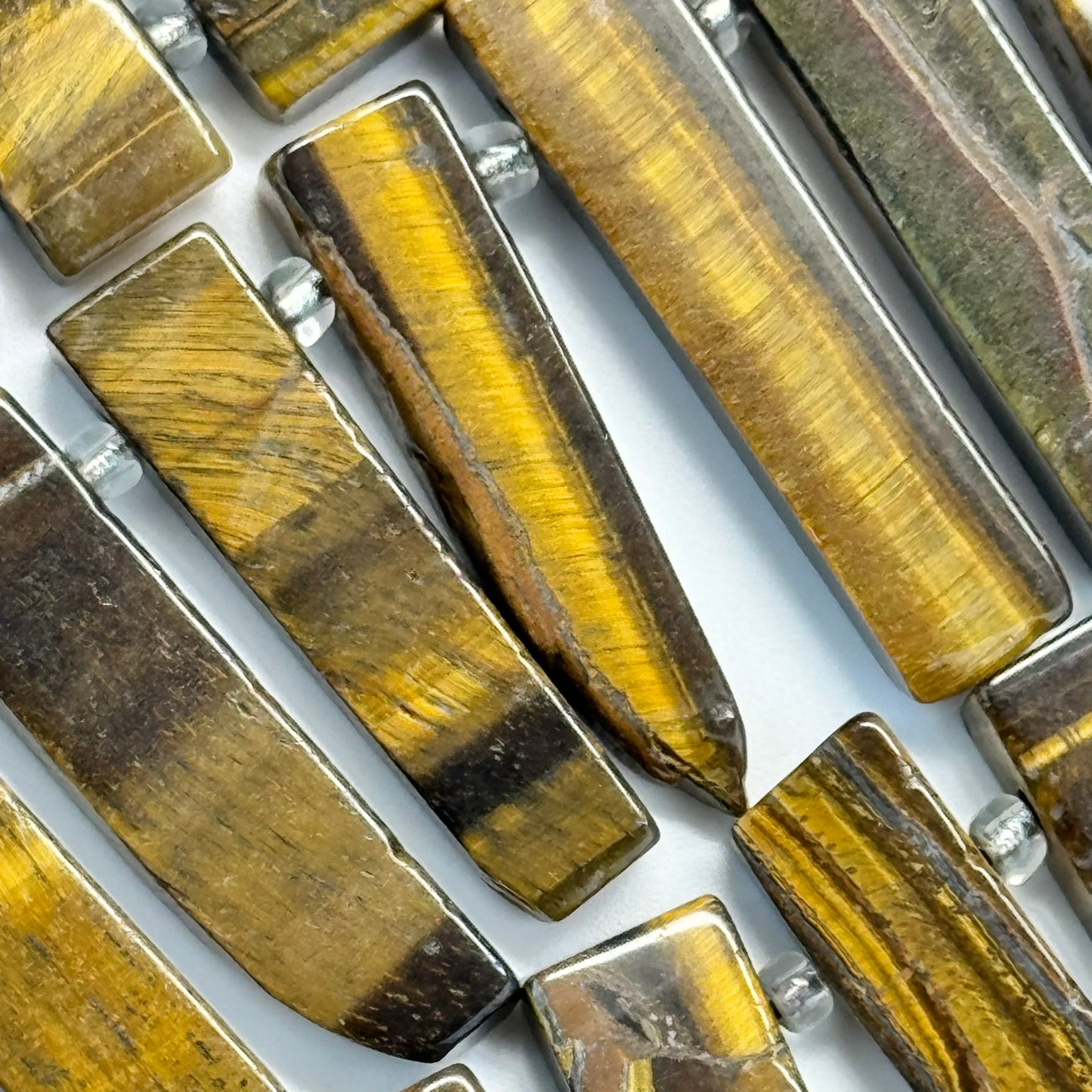 Tiger's Eye Polished Blade Beads image 4